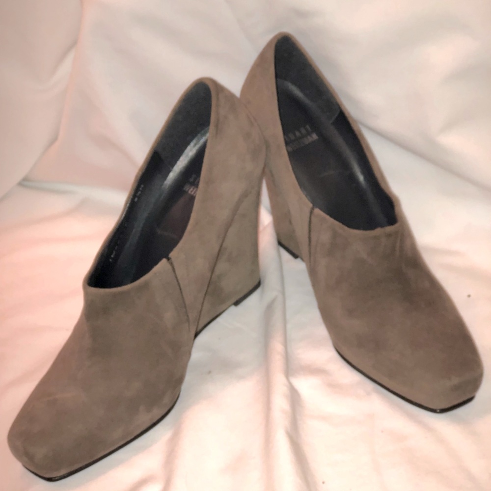 Stuart Weitzman Wedge Bootie (Size 8.5) - image 1